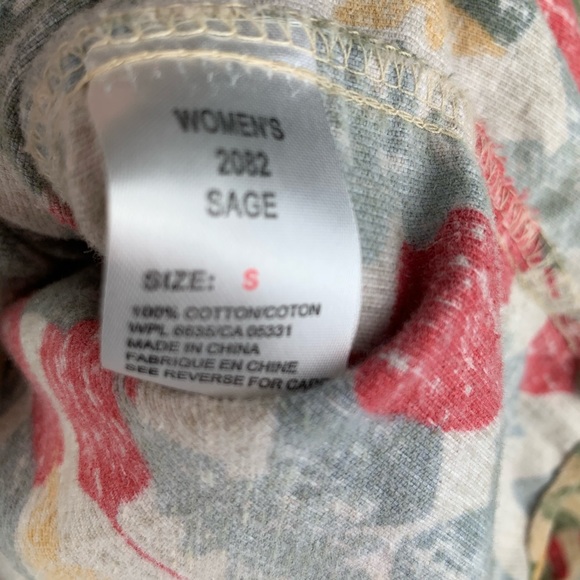 Woolrich Fall Leaves Button Down Small Shirt - Picture 6 of 8